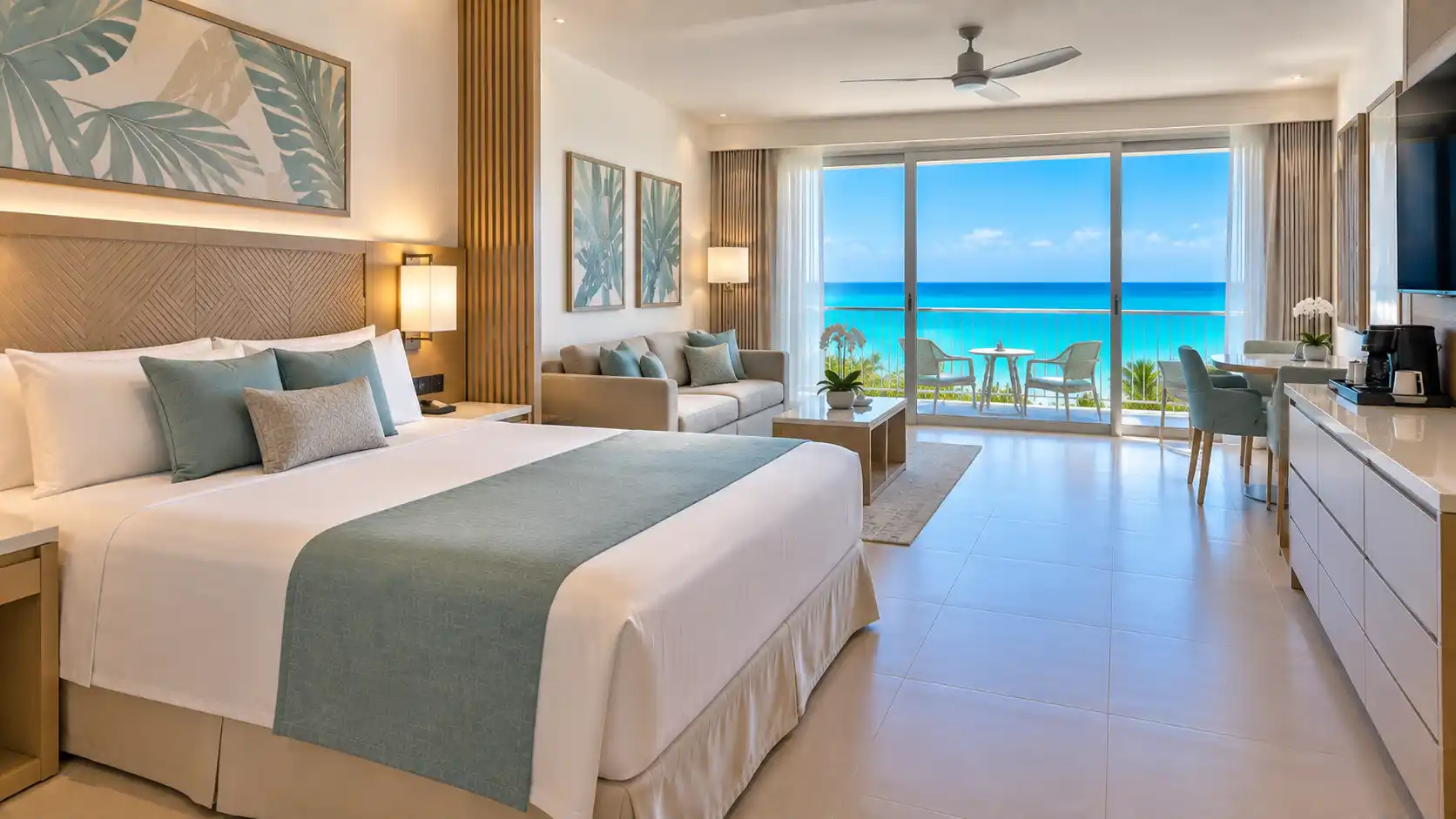 Jr. Suite with frontal sea view